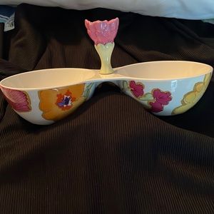 Lenox Floral Fusion Condiment server